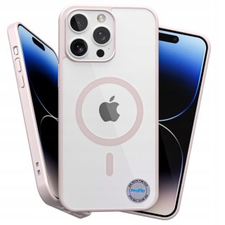 ETUI DO IPHONE 11 PRO MAX RÓŻOWE LIGHT PINK DO MAGSAFE PRZEZROCZYSTE