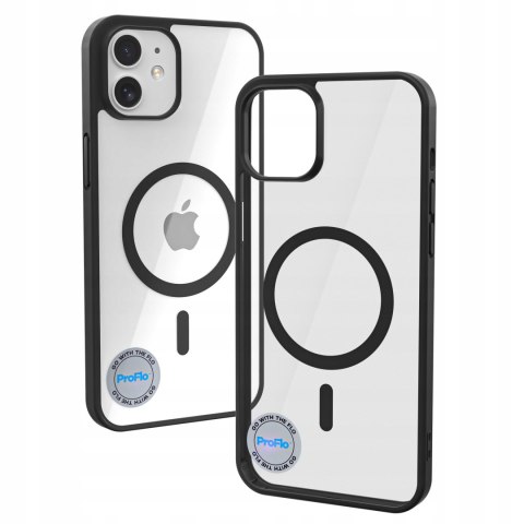 ETUI DO IPHONE 12 DO MAGSAFE PRZEZROCZYSTE CASE CZARNY BLACK do iphon