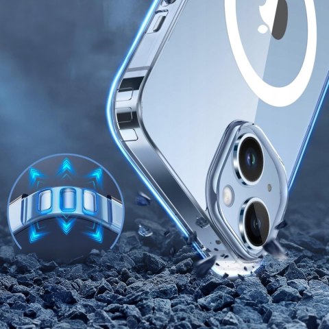 Etui do iPhone 13 Transparentne do MagSafe Wzmocnione Case Obudowa