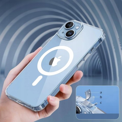 Etui do iPhone 13 Transparentne do MagSafe Wzmocnione Case Obudowa