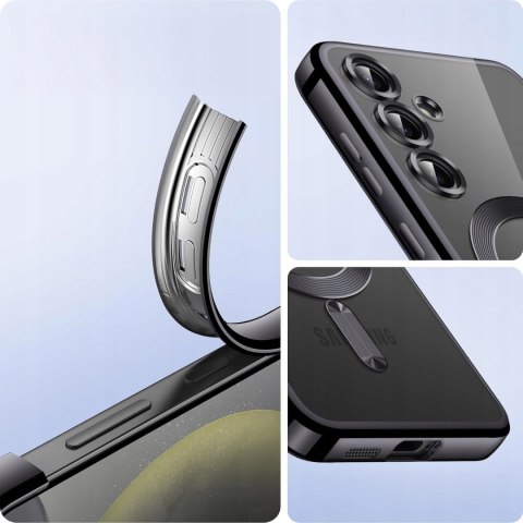 Etui do SAMSUNG S24 FE Czarny do MagSafe Case Ochrona Aparatu S24FE Czarne Etui do SAMSUNG S24 FE Czarny do MagSafe Case Ochrona Aparatu S24FE Czarne