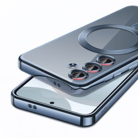 Etui do SAMSUNG S24 FE Niebieski do MagSafe Case Ochrona Aparatu S24FE Etui do SAMSUNG S24 FE Niebieski do MagSafe Case Ochrona Aparatu S24FE
