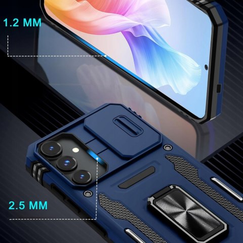 Etui do Samsung A15 5G Niebieskie Podstawka Pancerne Ochrona Aparatu Etui do Samsung A15 5G Niebieskie Podstawka Pancerne Ochrona Aparatu