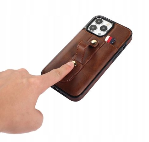 Etui do iPhone 13 Skórzane z wysuwanym portfelem case skórzany prezent