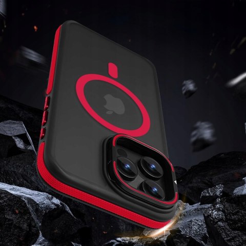 Etui do iPhone 15 Pro do MagSafe Czerwone Sportowe Case Czerwony Pokrowiec Etui do iPhone 15 Pro do MagSafe Czerwone Sportowe Case Czerwony Pokrowiec