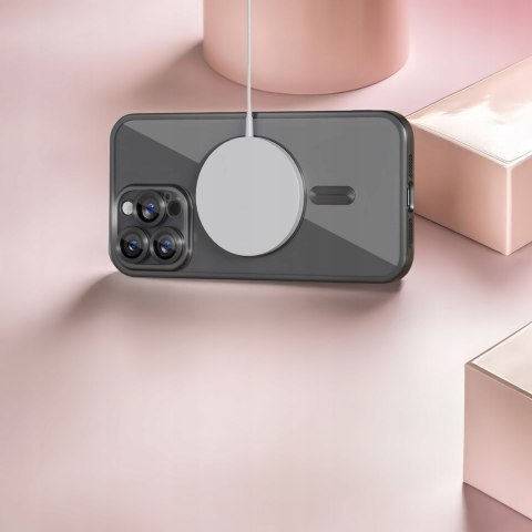 Etui do iPhone 16 Pro kolor Czarny do MagSafe Ochrona Aparatów Czarne Etui do iPhone 16 Pro kolor Czarny do MagSafe Ochrona Aparatów Czarne