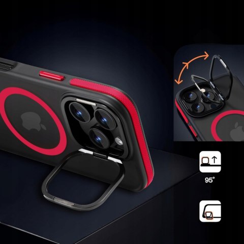 Etui ProFlo do iPhone 16 Pro Max do MagSafe Czerwone Sportowe Czerwony