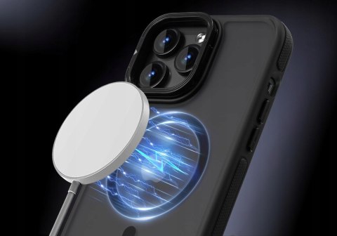 Etui ProFlo do iPhone 16 Pro do MagSafe z Podstawką Sportowe Czarne