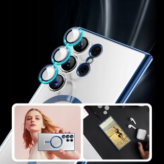 Etui do SAMSUNG S25 ULTRA Niebieskie do MagSafe Ochrona Aparatu Case