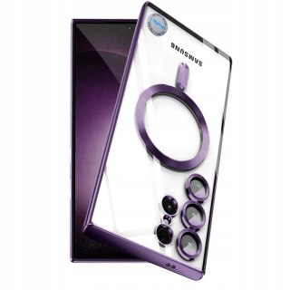 Etui do Samsung S25 Ultra Fioletowe do MagSafe Ochrona Aparatu Case
