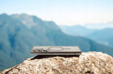 Etui do Samsung S25 Ultra do MagSafe kolor Tytan Naturalny bezbarwny