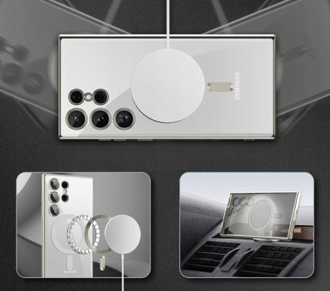 Etui do Samsung S25 Ultra do MagSafe kolor Tytan Naturalny bezbarwny