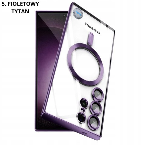 Etui do Samsung S25 Ultra do MagSafe kolor Tytan Naturalny bezbarwny