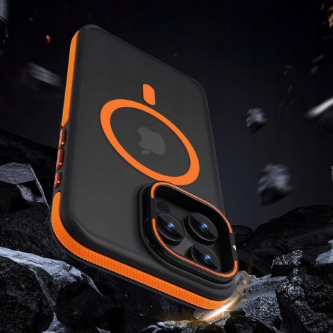 Etui do iPhone 16 Pro do MagSafe Pomarańczowe Sportowe Pomarańczowy