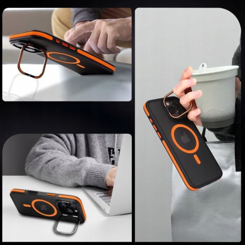 Etui do iPhone 16 Pro do MagSafe Pomarańczowe Sportowe Pomarańczowy