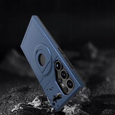 Etui ProFlo do Samsung S24 Ultra do MagSafe Pancerne Case Niebieski