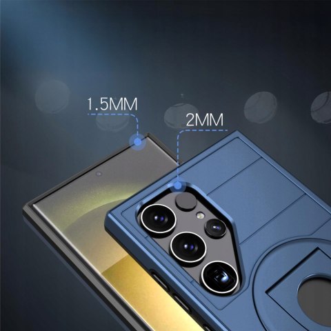 Etui ProFlo do Samsung S24 Ultra do MagSafe Pancerne Case Niebieski