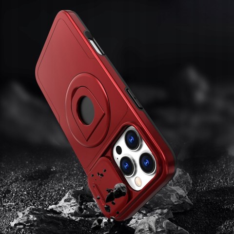 Etui ProFlo do iPhone 16 Pro Max do MagSafe Pancerne Podstawa Czerwone Case