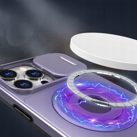 Etui ProFlo do iPhone 16 Pro Max do MagSafe Pancerne Podstawa Fioletowe
