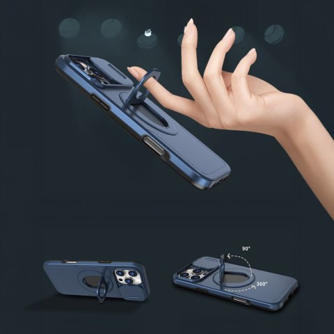 Etui ProFlo do iPhone 16 Pro Max do MagSafe Pancerne Podstawa Niebieskie