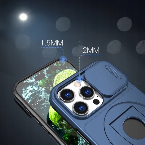 Etui ProFlo do iPhone 16 Pro Max do MagSafe Pancerne Podstawa Niebieskie