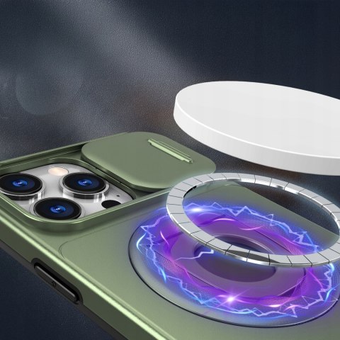 Etui ProFlo do iPhone 16 Pro Max do MagSafe Pancerne Podstawa Zielone Case