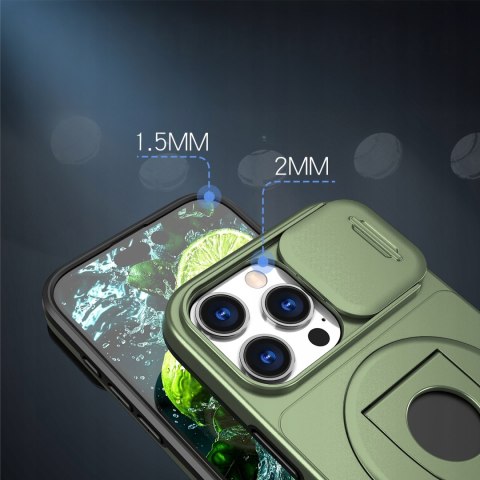 Etui ProFlo do iPhone 16 Pro Max do MagSafe Pancerne Podstawa Zielone Case