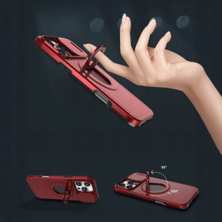 Etui ProFlo do iPhone 16 Pro do MagSafe Pancerne Podstawa Czerwone Case