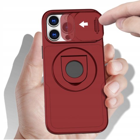 Etui ProFlo do iPhone 16 Pro do MagSafe Pancerne Podstawa Czerwone Case