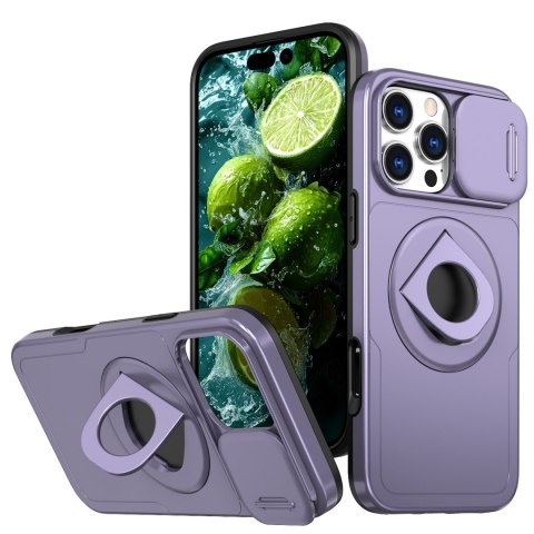 Etui ProFlo do iPhone 16 Pro do MagSafe Pancerne Podstawa Fioletowe