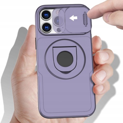 Etui ProFlo do iPhone 16 Pro do MagSafe Pancerne Podstawa Fioletowe