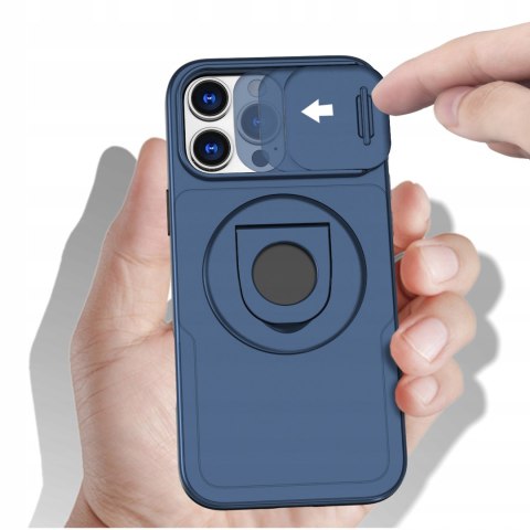 Etui ProFlo do iPhone 16 Pro do MagSafe Pancerne Podstawa Niebieskie Case