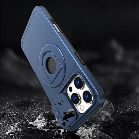 Etui ProFlo do iPhone 16 Pro do MagSafe Pancerne Podstawa Niebieskie Case