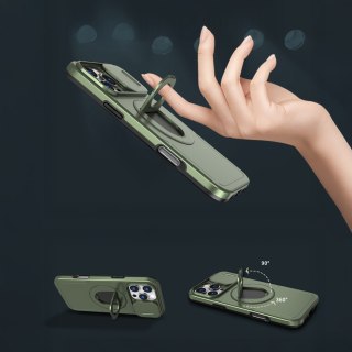 Etui ProFlo do iPhone 16 Pro do MagSafe Pancerne Podstawa Zielone Case