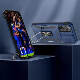 Etui do Samsung A53 5G Niebieskie Pancerne Zamykane Wojskowe Case Niebieski