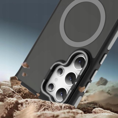 Etui do Samsung S24 Ultra do MagSafe Sportowe Szare Case Szary