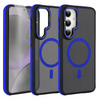 Etui do Samsung S24 do MagSafe z Podstawką Niebieskie Sportowe Niebieski