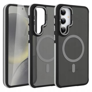 Etui do Samsung S24 do MagSafe z Podstawką Szare Sportowe Szary Case