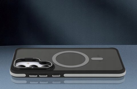 Etui do Samsung S24 do MagSafe z Podstawką Szare Sportowe Szary Case