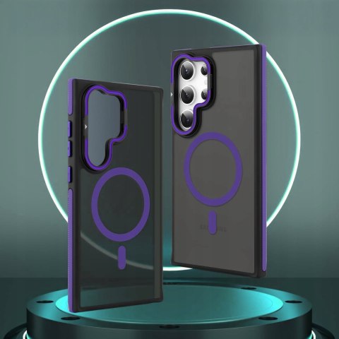 Etui do Samsung S25 Ultra do MagSafe Fioletowe Case Fioletowy Sportowe