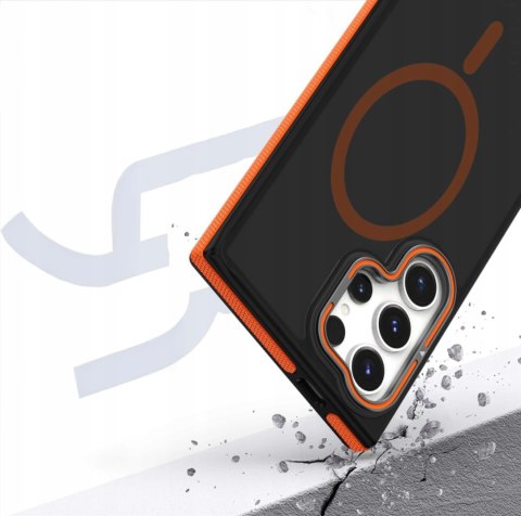 Etui do Samsung S25 Ultra do MagSafe Pomarańczowe Case Pomarańczowy