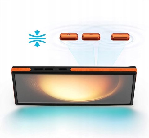 Etui do Samsung S25 Ultra do MagSafe Pomarańczowe Case Pomarańczowy