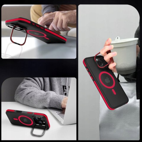 Etui do iPhone 14 Pro Max do MagSafe Czerwone Sportowe Czerwony