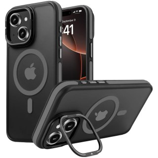 Etui do iPhone 14 do MagSafe Podstawka Szare Sportowe Case Szary Pokrowiec