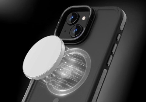 Etui do iPhone 14 do MagSafe Podstawka Szare Sportowe Case Szary Pokrowiec