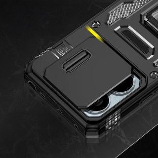 Etui do Xiaomi Redmi Note 13 Pro 4G Czarne Pancerne Wojskowe