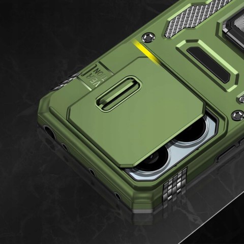 Etui do Xiaomi Redmi Note 13 Pro 4G Zielone Pancerne Wojskowe