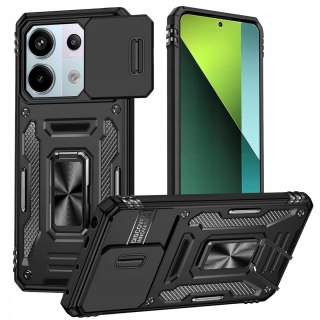 Etui do Xiaomi Redmi Note 13 Pro 5G / Poco X6 5G Czarne Pancerne Wojskowe