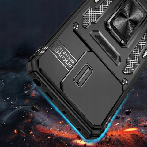 Etui do Xiaomi Redmi Note 13 Pro 5G / Poco X6 5G Czarne Pancerne Wojskowe