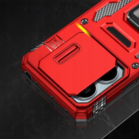 Etui do Xiaomi Redmi Note 13 Pro 5G / Poco X6 5G Czerwone Pancerne Wojskowe